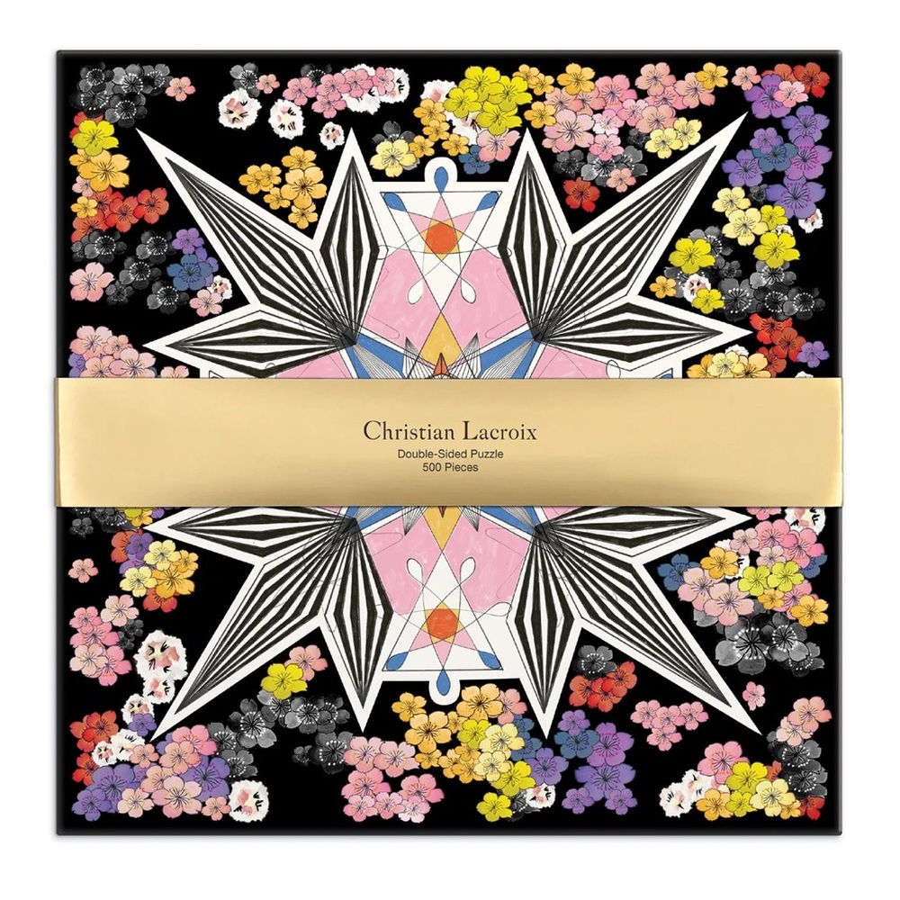 Galison Heritage Collection Christian Lacroix Flowers Galaxy 500 Piece Puzzle